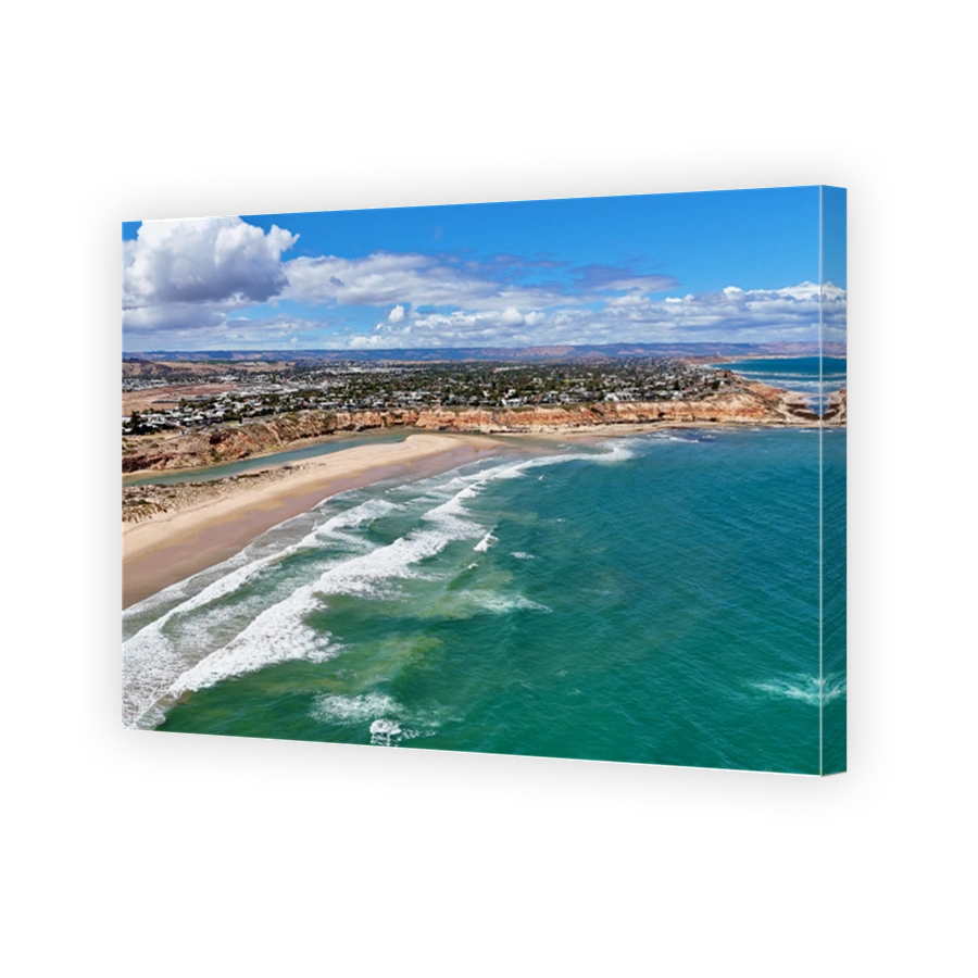 Port Noarlunga & Southport Beach, South Adelaide, South Australia: Stunning Drone View of Jetty, Ocean & Coastal Town