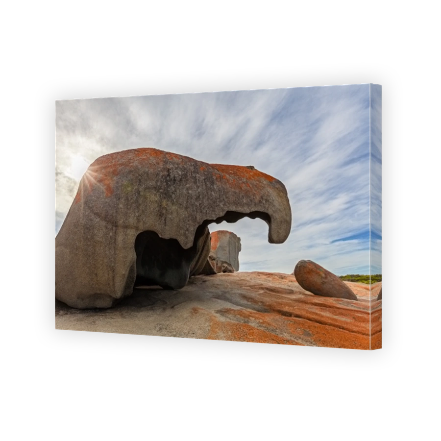 The most famous of the Remarkable Rocks, Kangaroo Island, South Australia