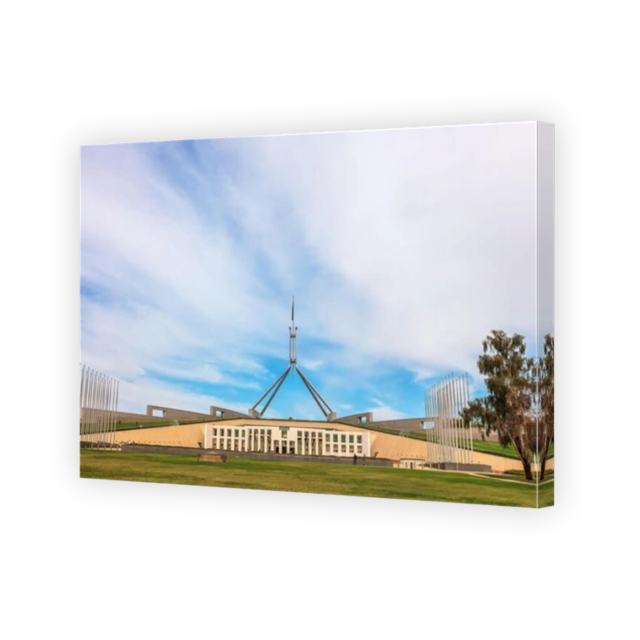 Parliament House, Canberra, Australia was opened on 9 May 1988 by Elizabeth II, it cost more than A$1.1 billion to build.