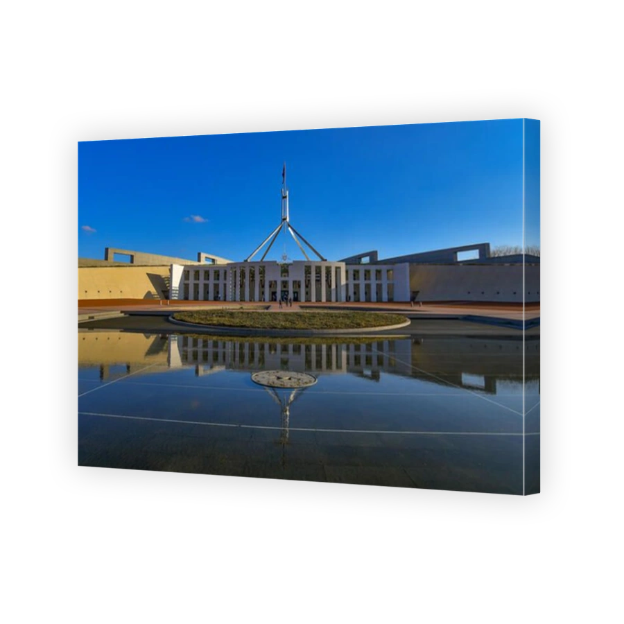Parliament House in Canberra, capital of Australia