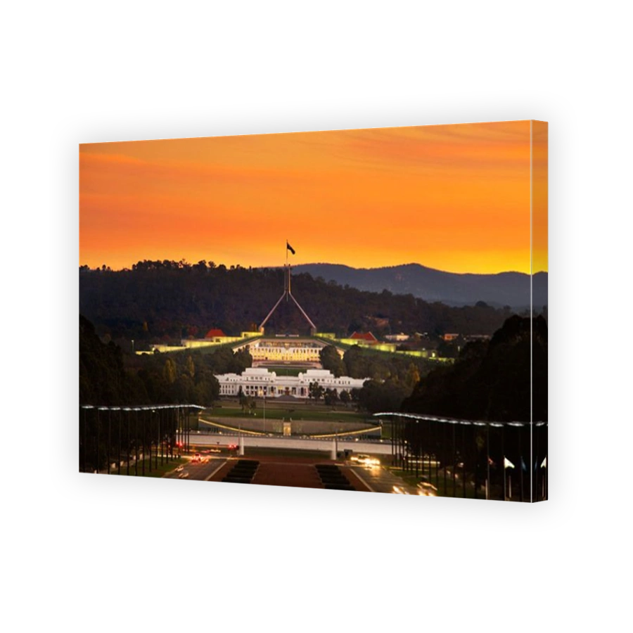 Parliament House of Australia, Canberra, ACT, Australia.