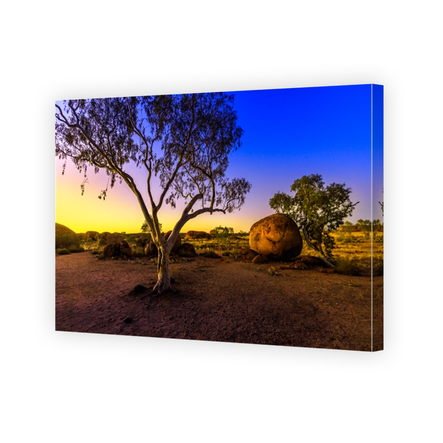 Devils Marbles evening landscape