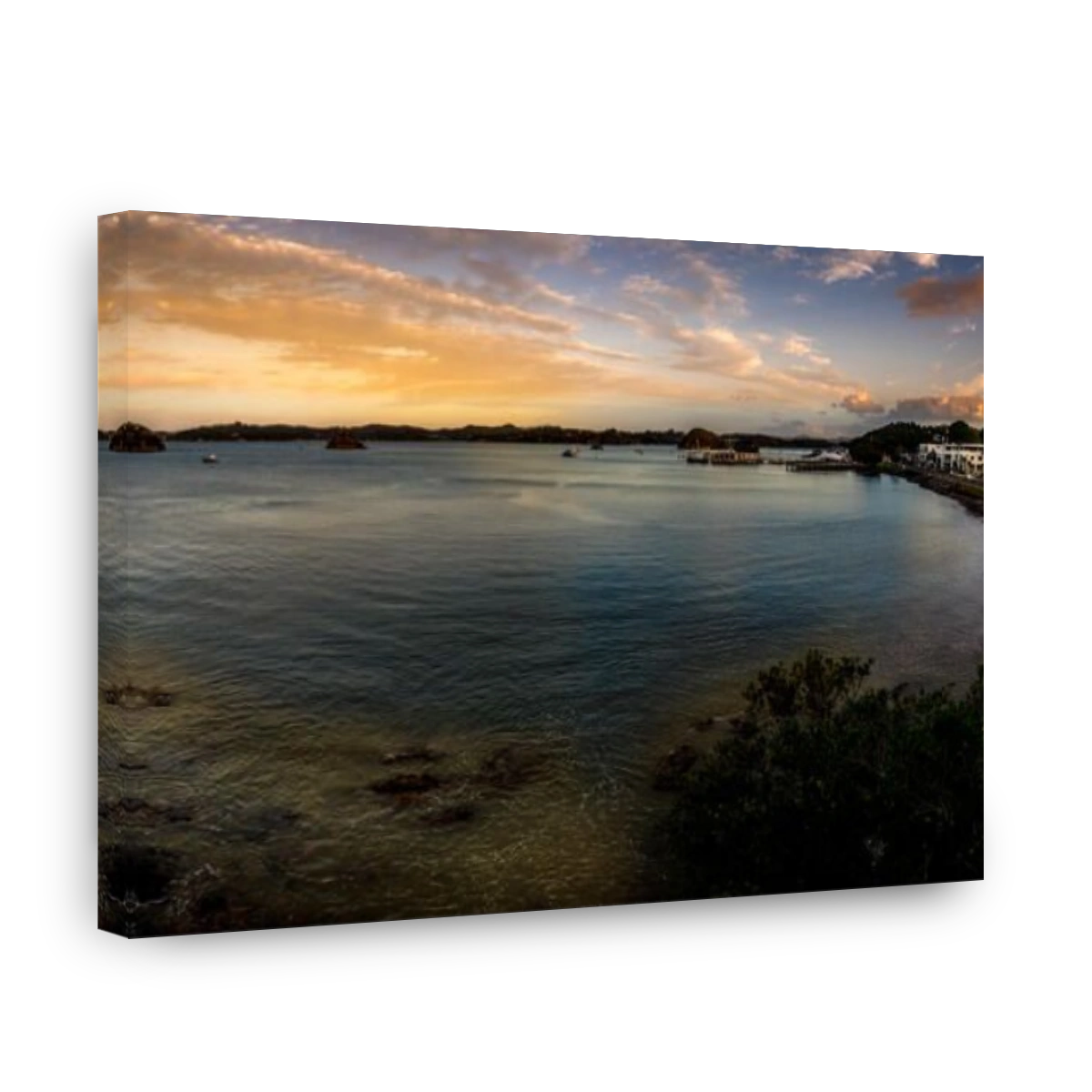 Sunset across the Bay of Islands - Paihia, New Zealand