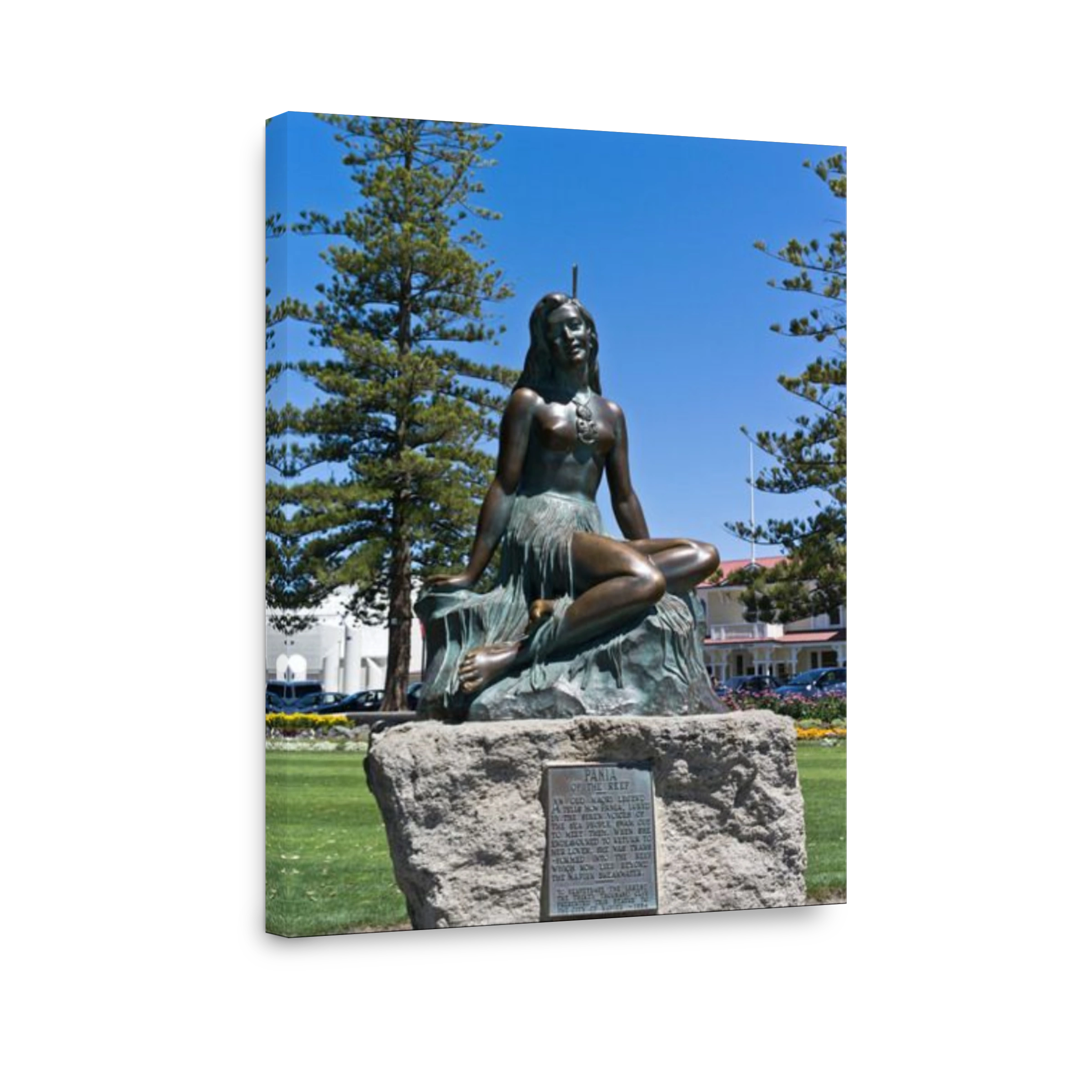 dh Marine Parade Gardens NAPIER NEW ZEALAND Pania of the Reef bronze statue