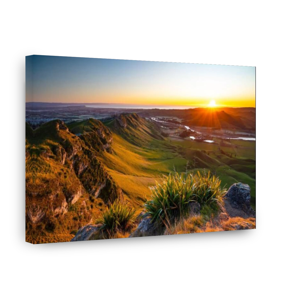 Morning view from Te Mata Peak, Hawke's Bay, New Zealand