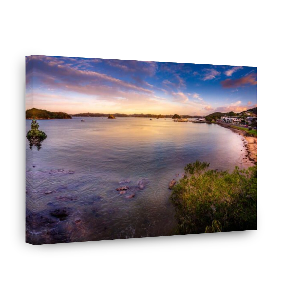 Sunset over the Bay of Islands, New Zealand