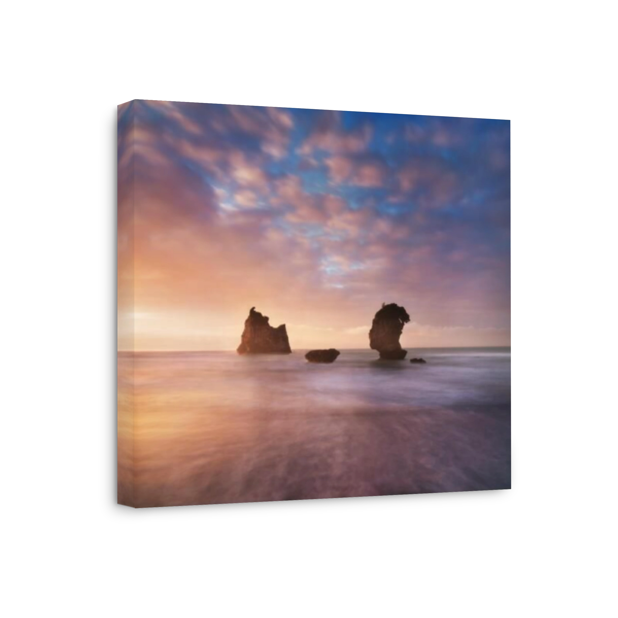 Rocky Islands, sand dunes, Wharariki Beach, Golden Bay, Nelson District, Southland, New Zealand Romantic landscape background  Sea stacks on Wharariki