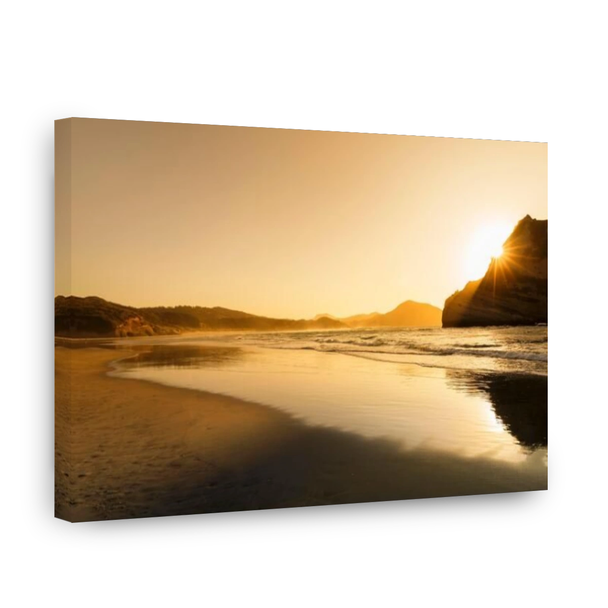 Wharariki Beach at sunset, Oceania, Golden Bay, Tasman, South Island, New Zealand, Oceania