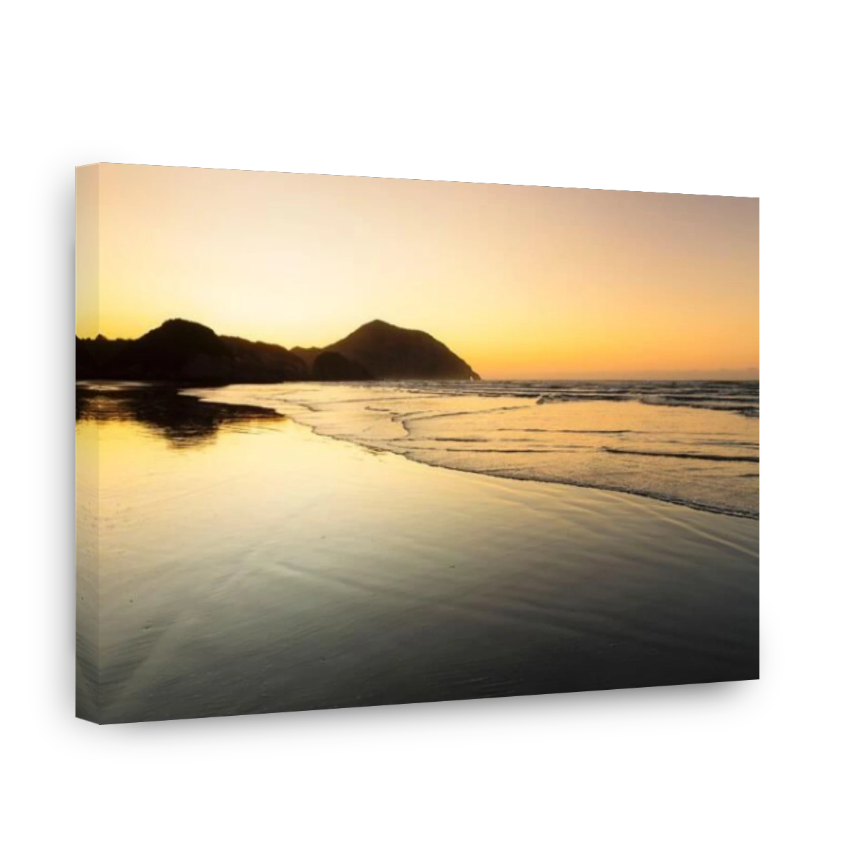 Wharariki Beach at sunset, Golden Bay, Tasman, South Island, New Zealand, Pacific