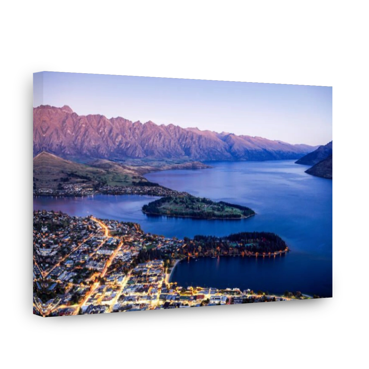 The view of Queenstown, New Zealand.