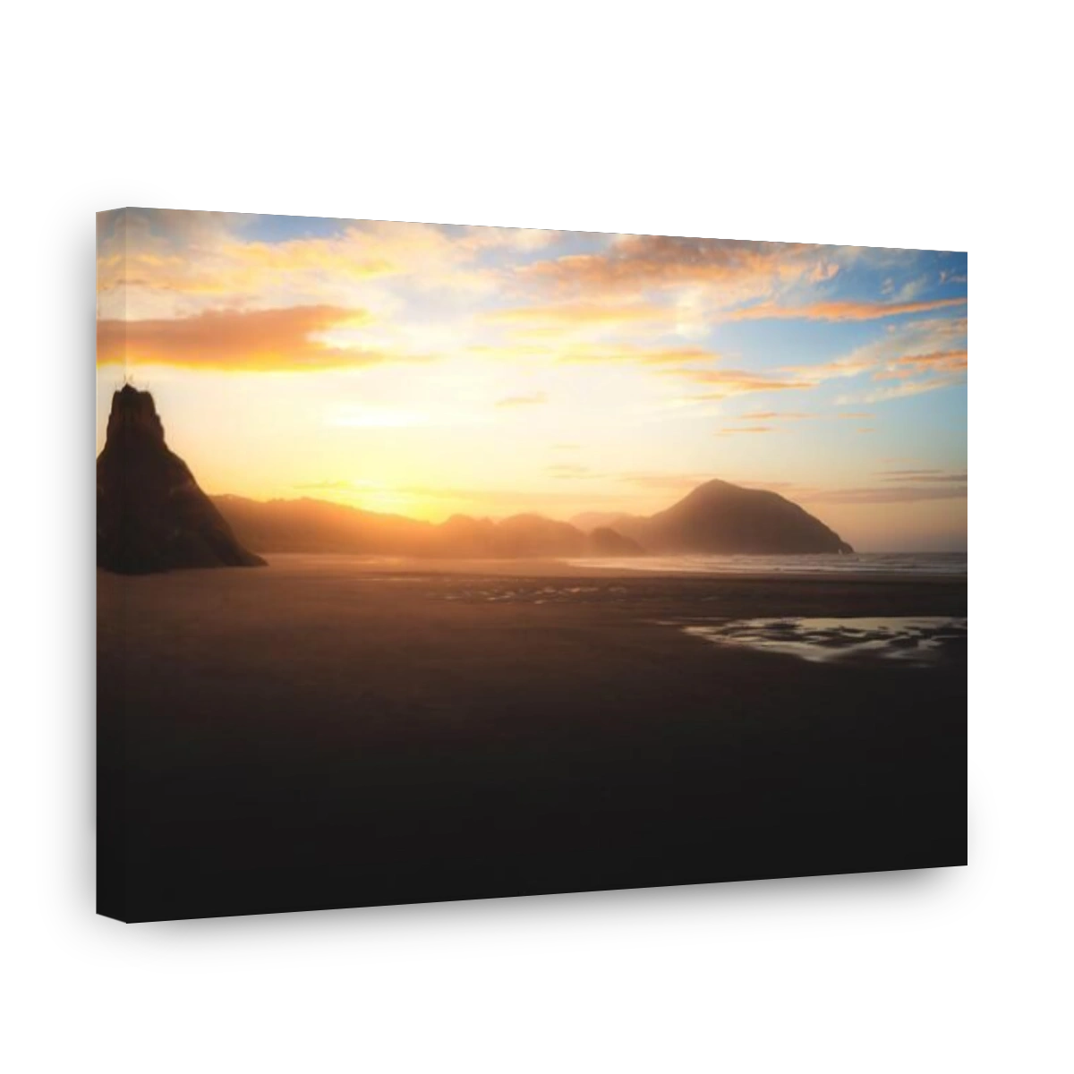 Sunrise at Wharariki beach, New Zealand