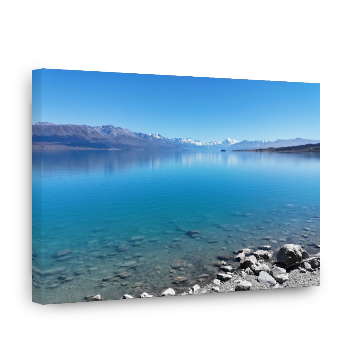 Serene Lake Pukaki with Aoraki Mount Cook