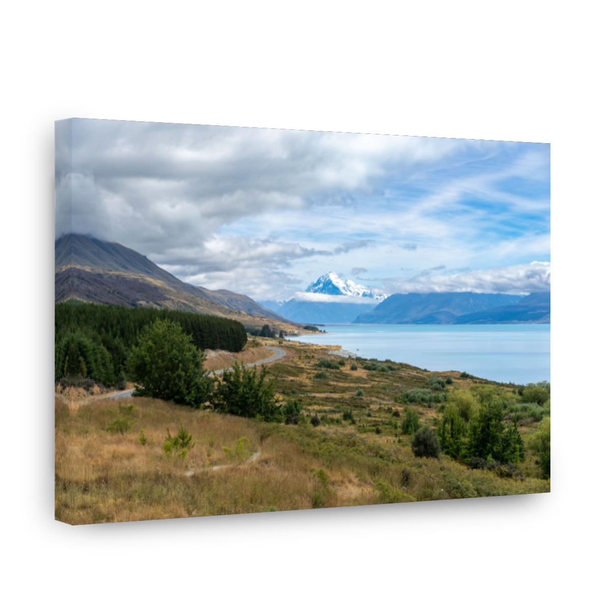 Mount Cook and Lake Pukaki Scenic View