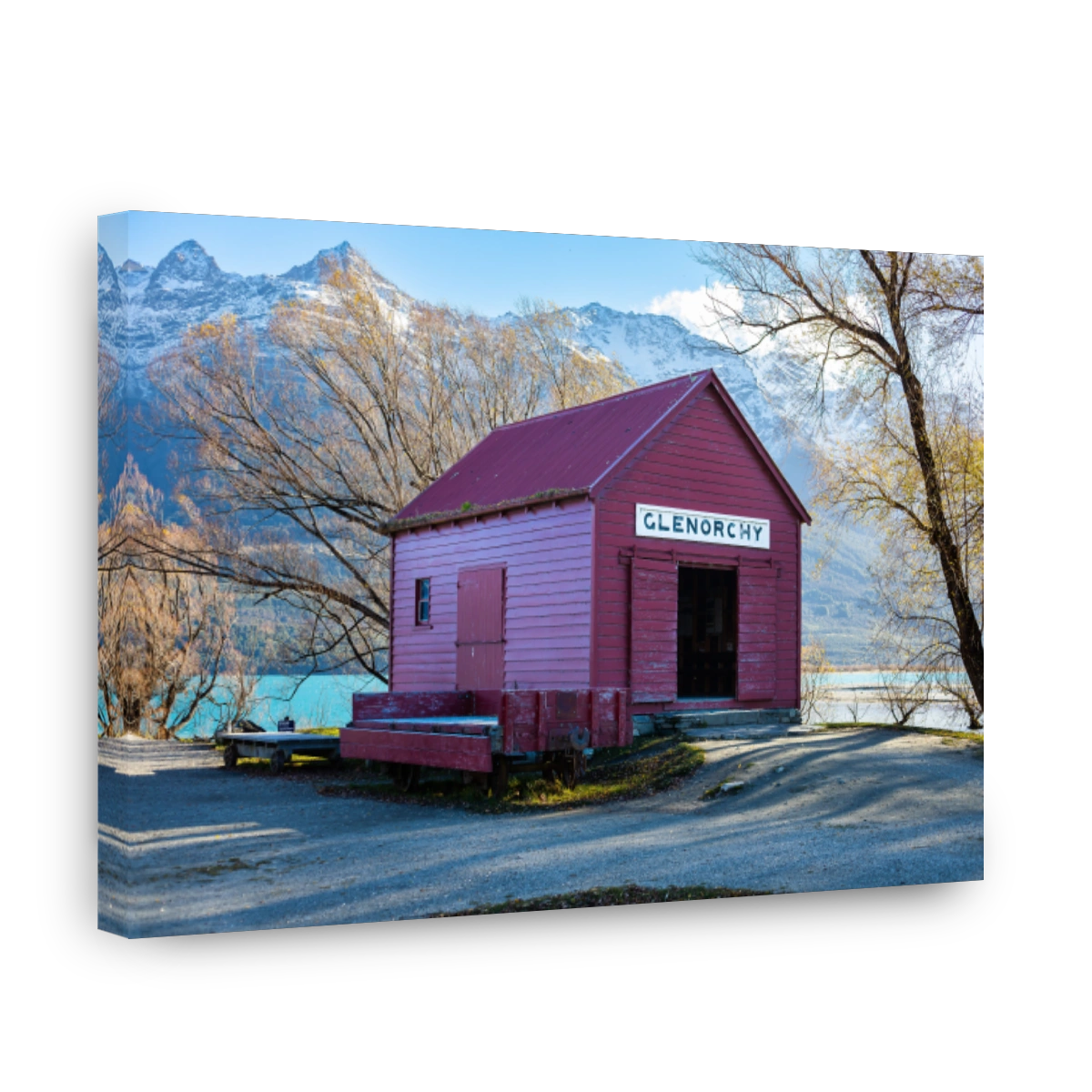 Old Railway Shed at Glenorchy, Lake Wakatipu