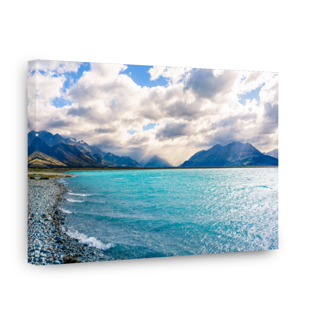 Serene Lake Pukaki Landscape Photograph