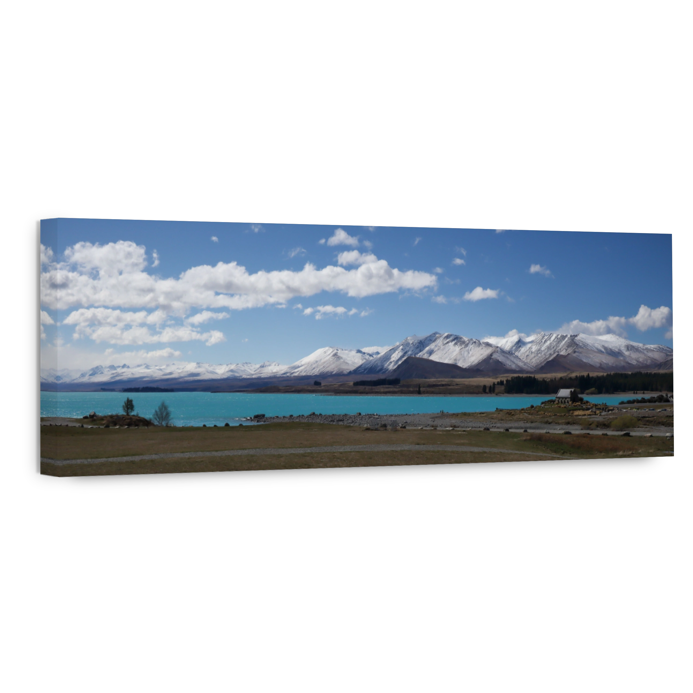 Serene Lake Wakatipu with Snowy Mountains
