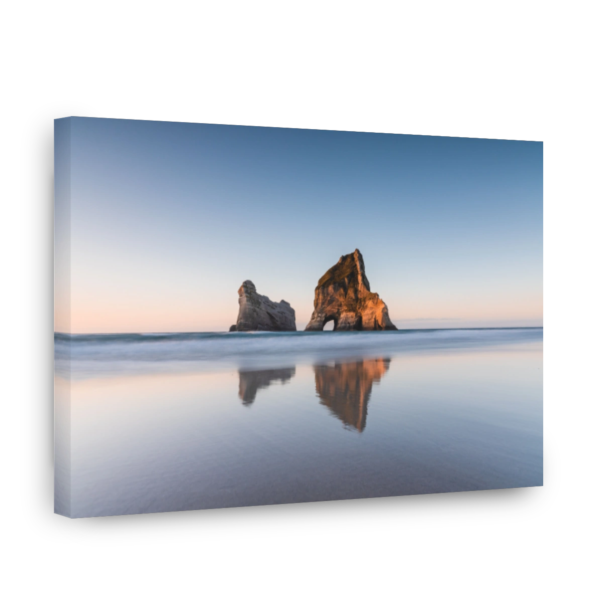 Serene cliffs at Wharariki Beach, New Zealand