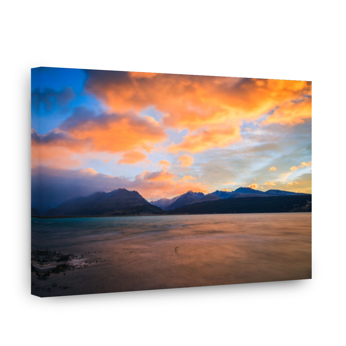 Serene Lake Pukaki at Sunset