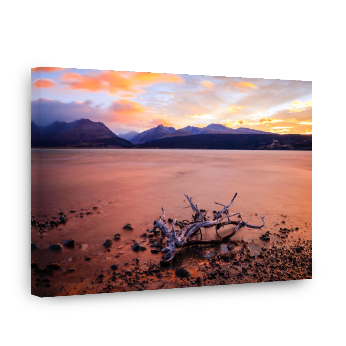Serene Lake Pukaki at Sunset