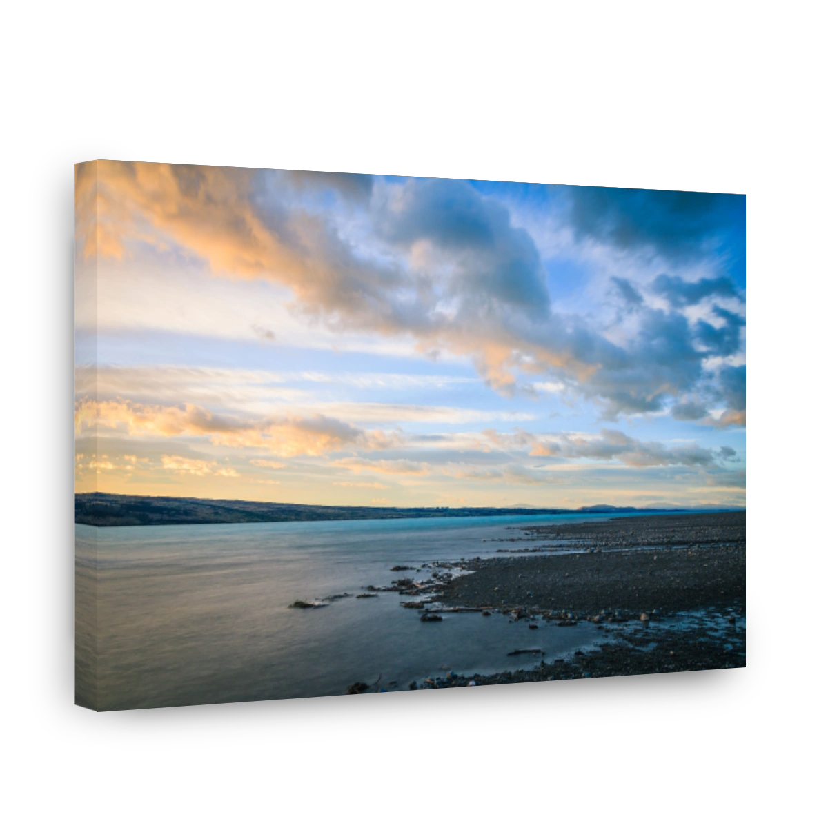 Serene Lake Pukaki at Sunset