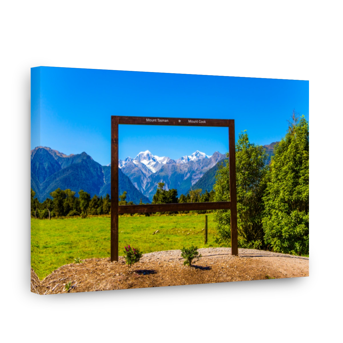 Snow-capped Mountains of Mount Cook and Tasman