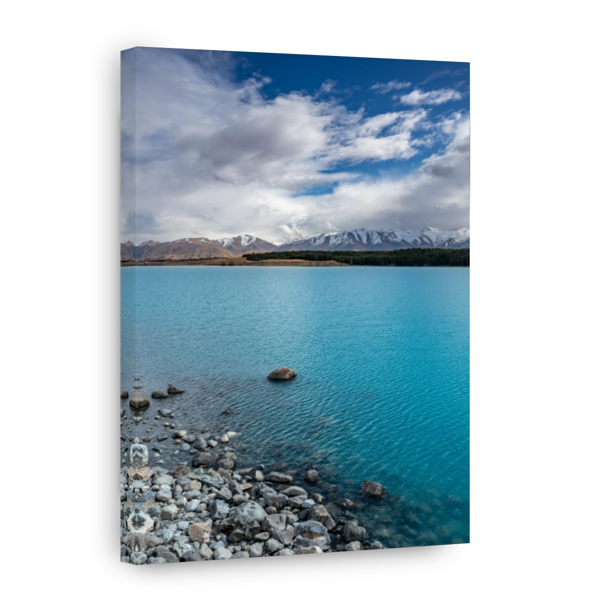 Majestic Aoraki Mount Cook and Lake Pukaki Landscape