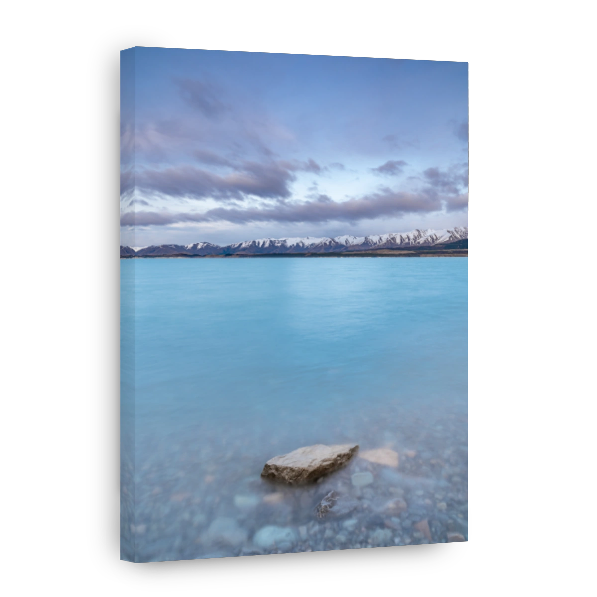 Tranquil Lake Pukaki Sunrise with Southern Alps