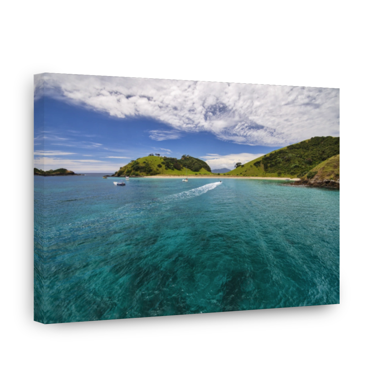 Bay of Islands Seascape with Boats