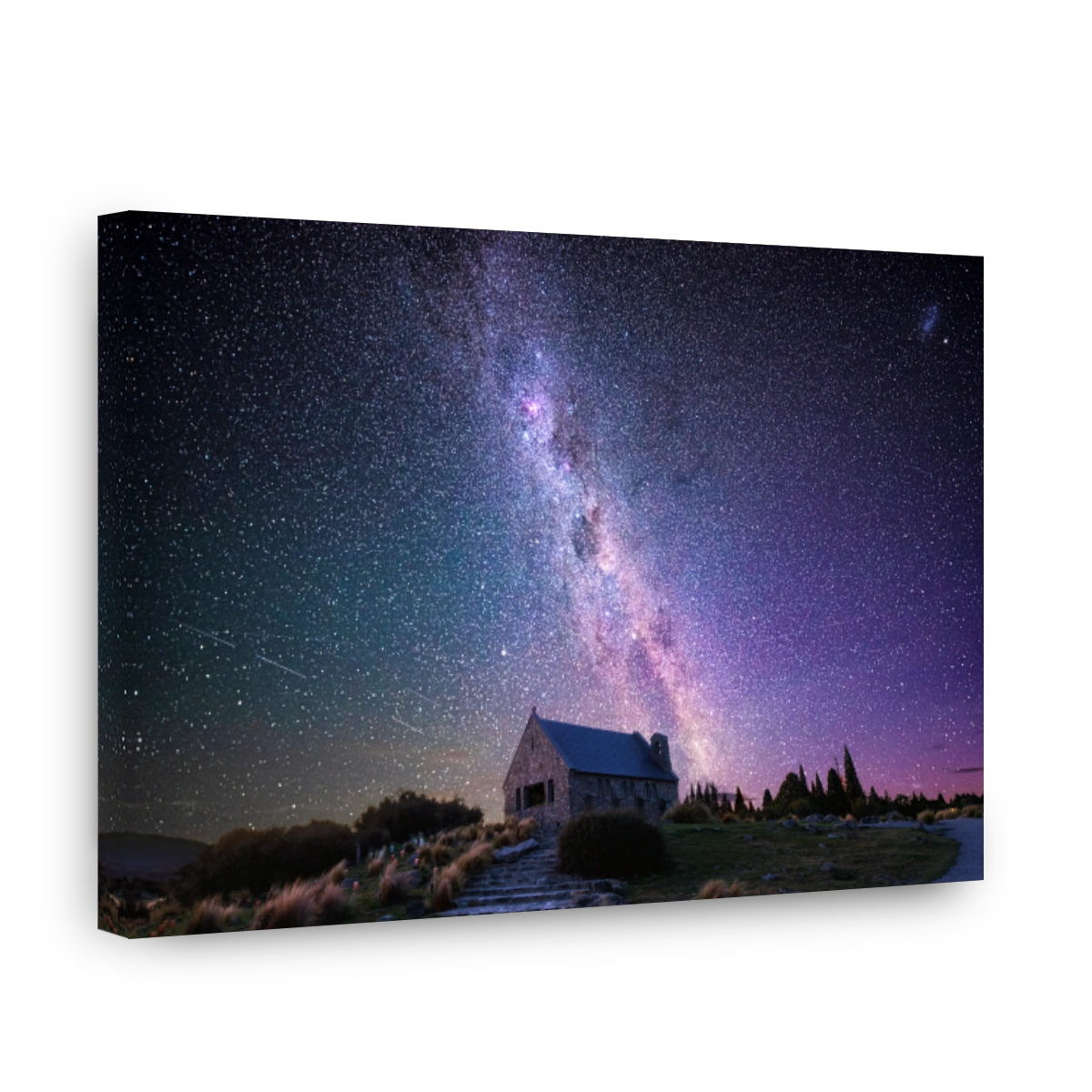 Milky Way over Church of the Good Shepherd, Lake Tekapo