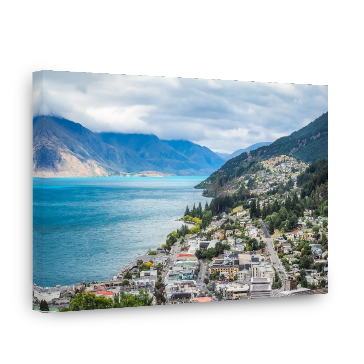 Queenstown Cityscape Overlooking Lake Wakatipu