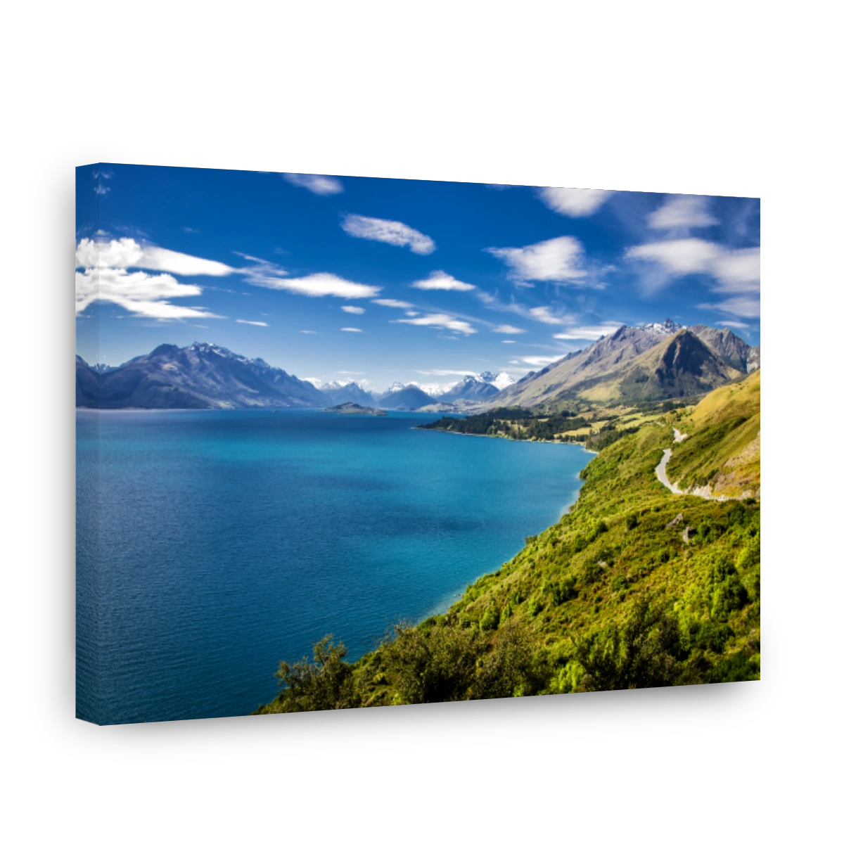 Serene Lake Wakatipu and Southern Alps Landscape