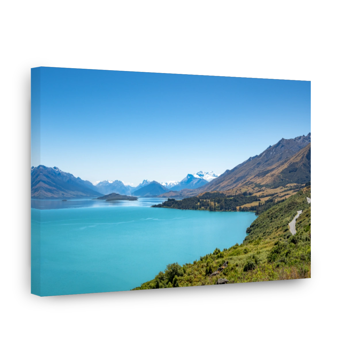 Serene Lake Wakatipu and Mount Alfred Landscape
