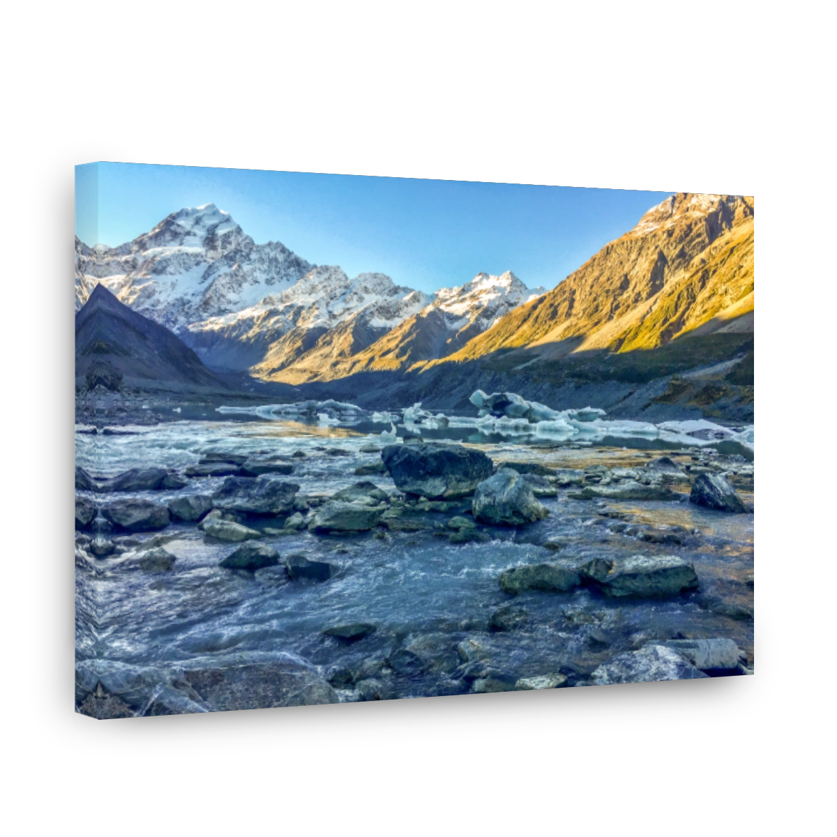 Serene Alpine Lake at Aoraki Mount Cook