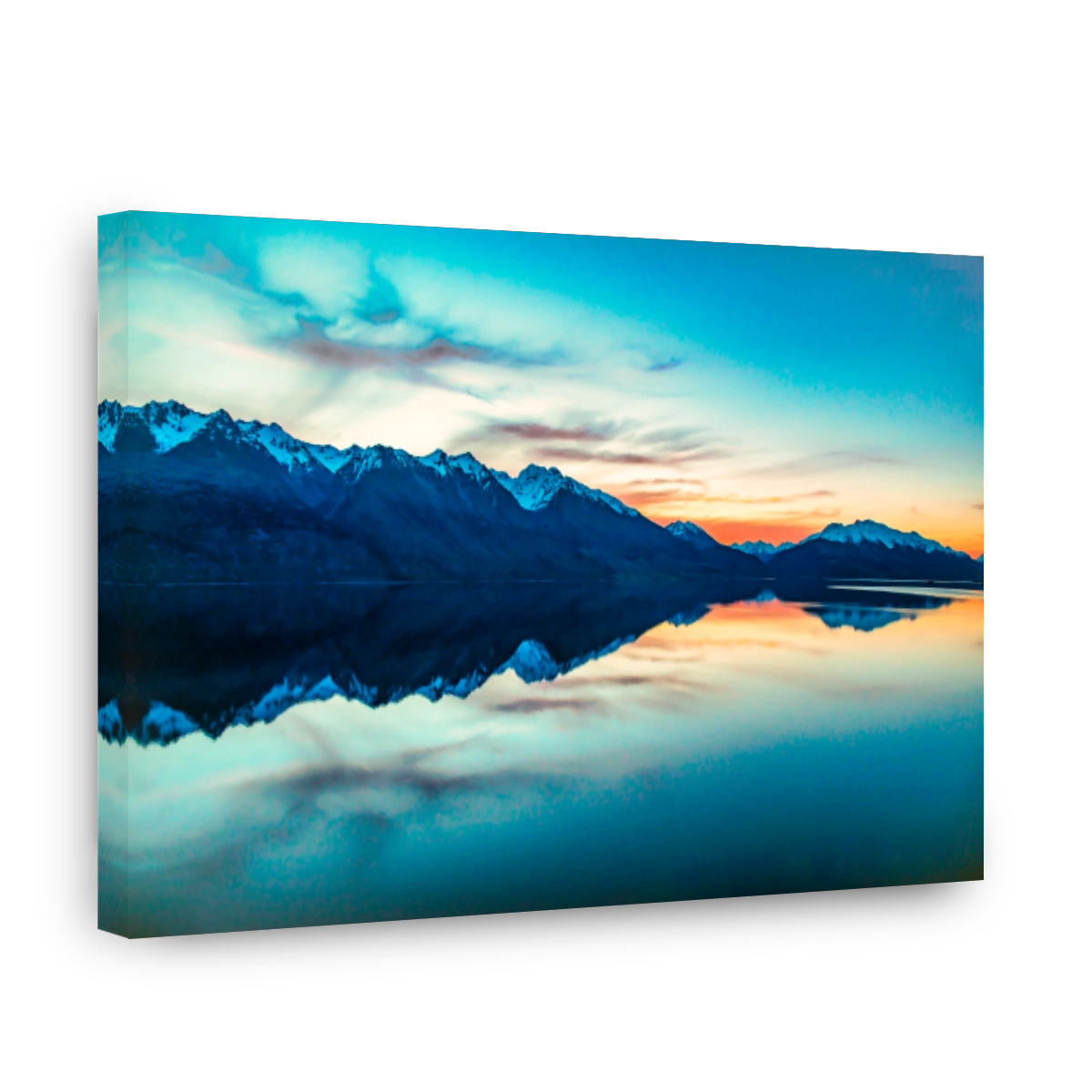 Tranquil Mountains Reflected in Lake Wakatipu
