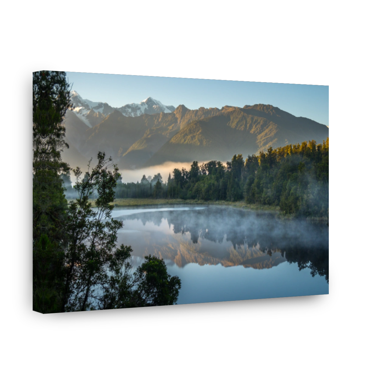 Serene Lake Matheson Reflection at Dawn