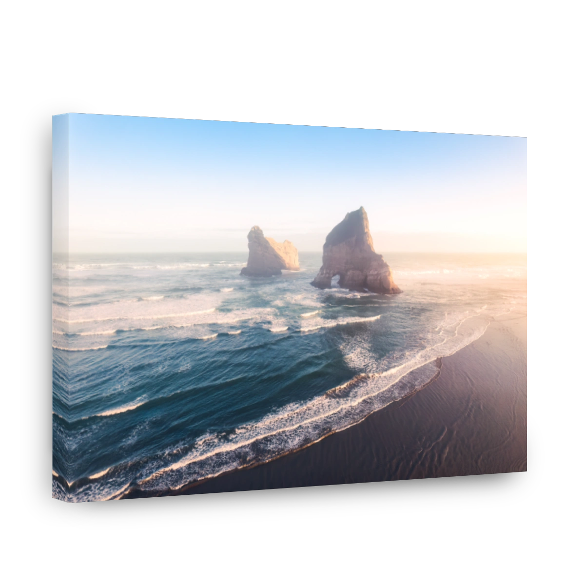 Serene Coastal Landscape with Archway Islands