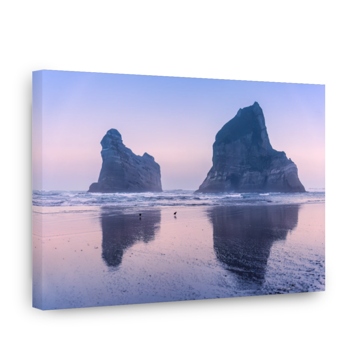 Serene Sunrise over Archway Islands at Wharariki Beach