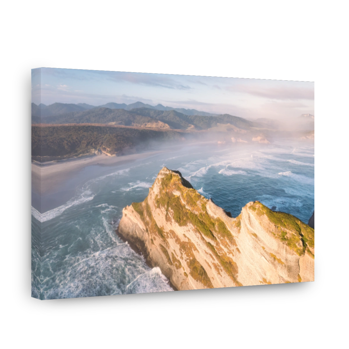 Serene coastal landscape at Cape Farewell, New Zealand