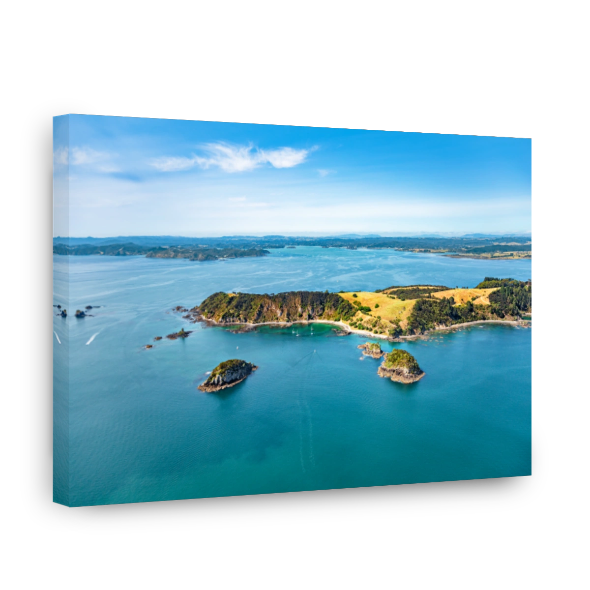 Serene Island Landscape in New Zealand