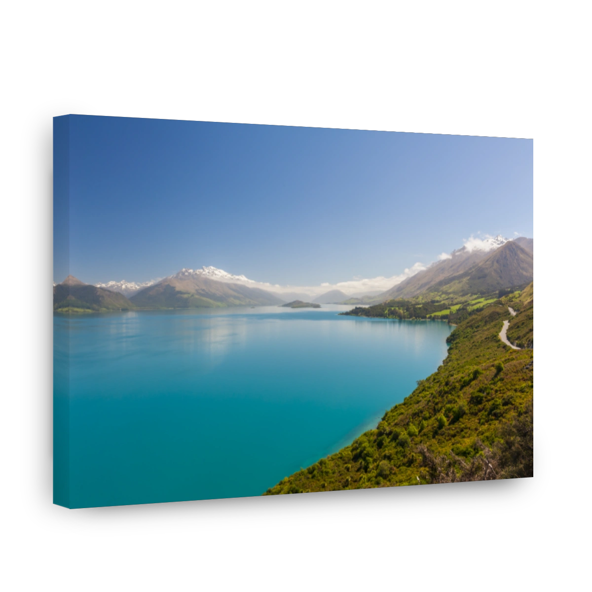 Serene Lake Wakatipu with Southern Alps