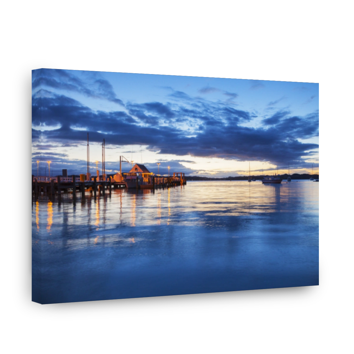 Tranquil Jetty at Bay of Islands Sunset
