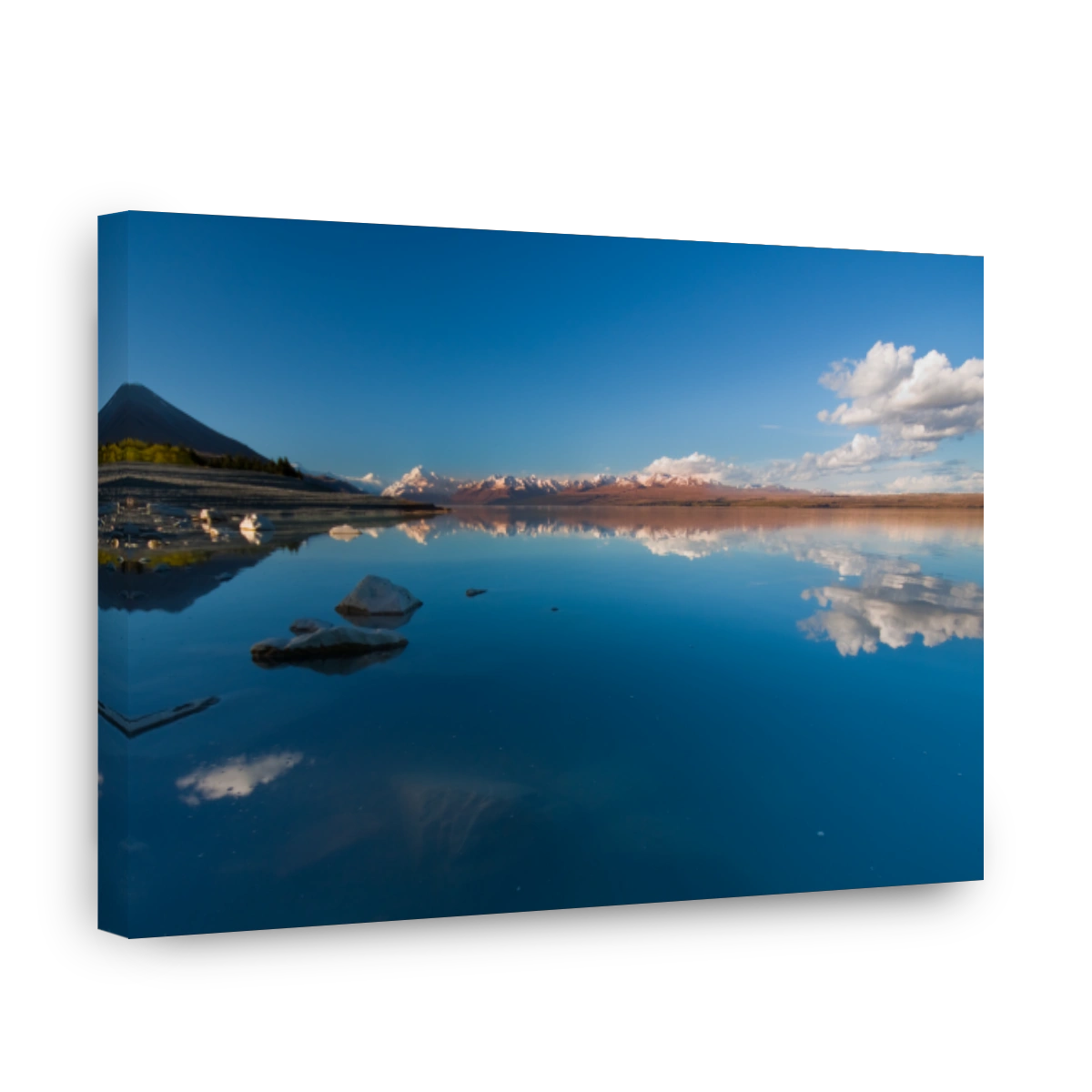 Serene Lake Pukaki Reflections in New Zealand