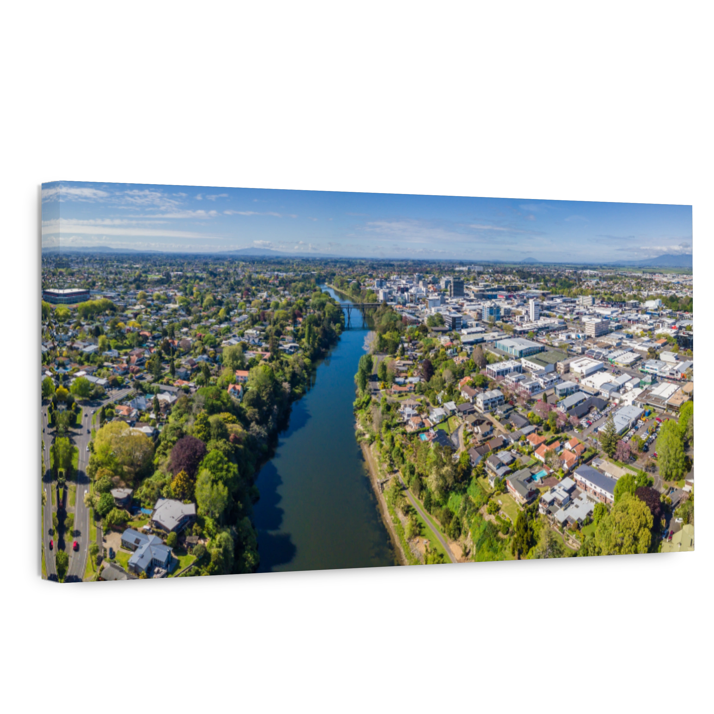 Aerial view of Hamilton City in the Waikato Region