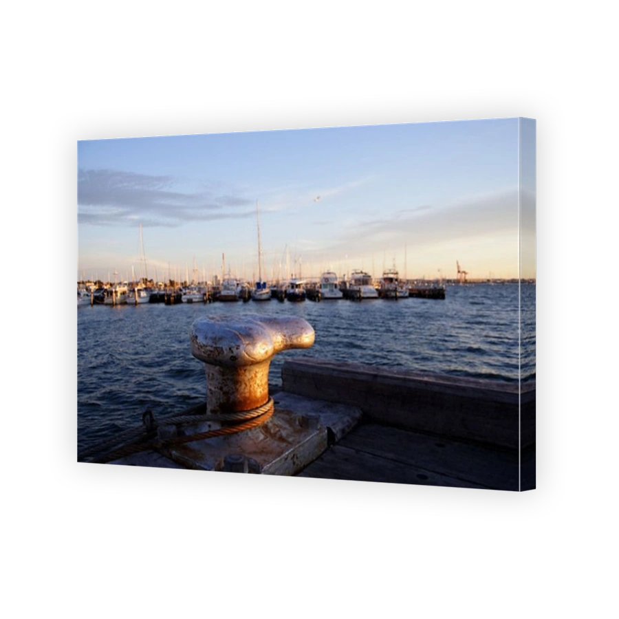 BOLLARD WHARF WILLIAMSTOWN VICTORIA AUSTRALIA