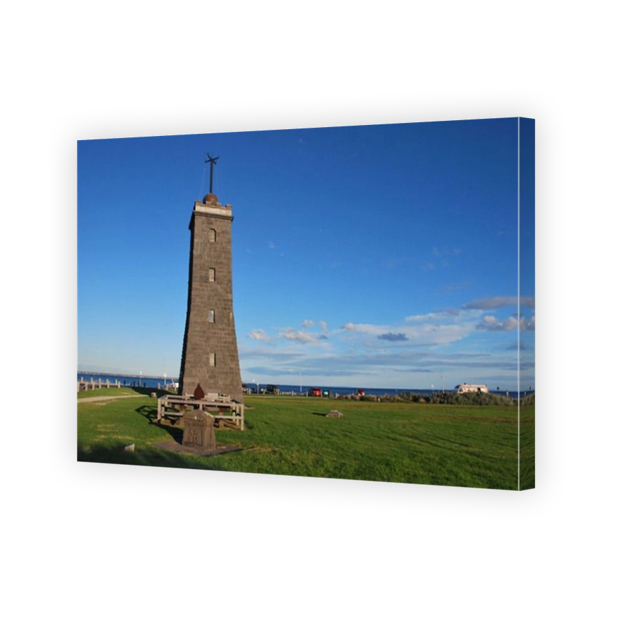 The Time Ball Tower, Point Gellibrand sea front at Williamstown, Melbourne, Australia