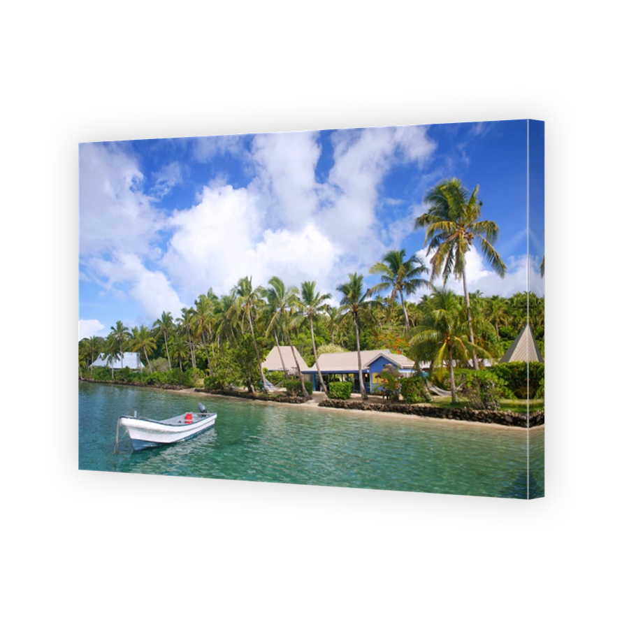 Tropical resort at Nananu-i-Ra island, Fiji