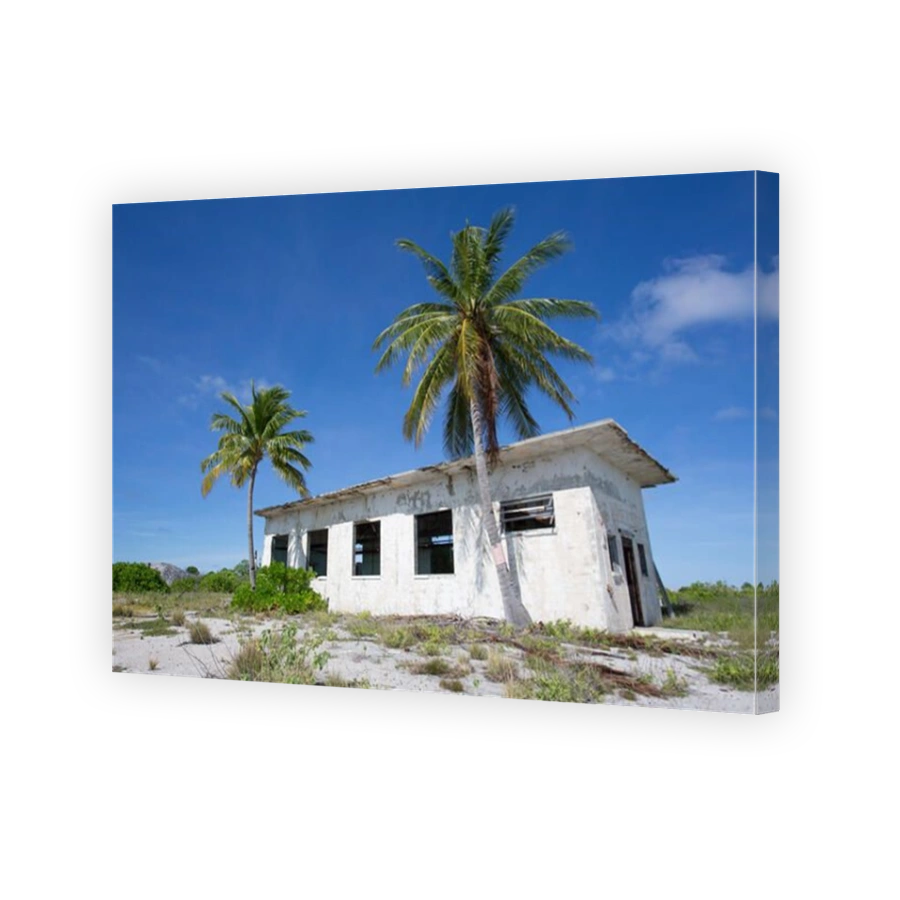WWII ruins on Kanton Island, Kiribati