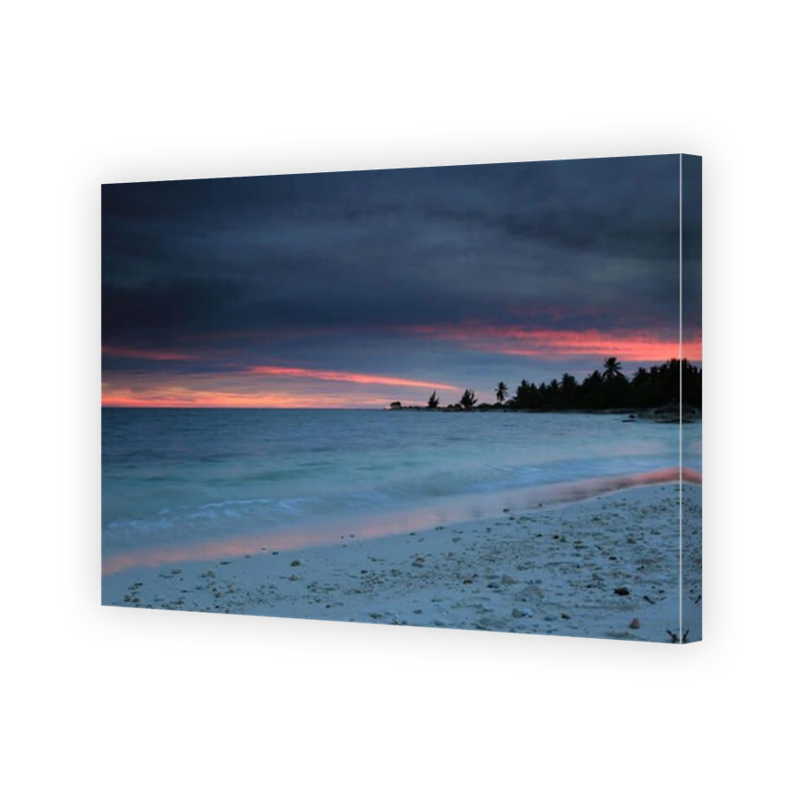 Sunset over ocean,  Christmas Island, Kiribati