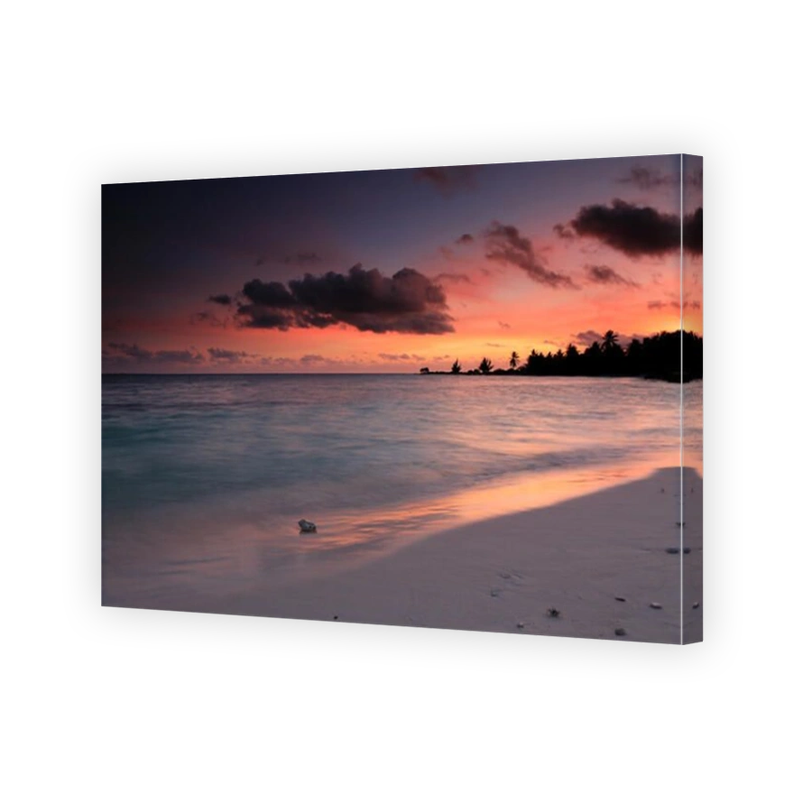 Sunset over ocean,  Christmas Island, Kiribati
