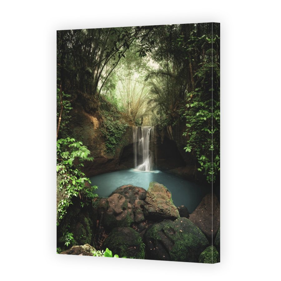 Suwat waterfall in Bali, Indonesia